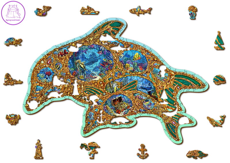 WOODEN CITY Dřevěné puzzle Klenoty moře 250 dílků EKO