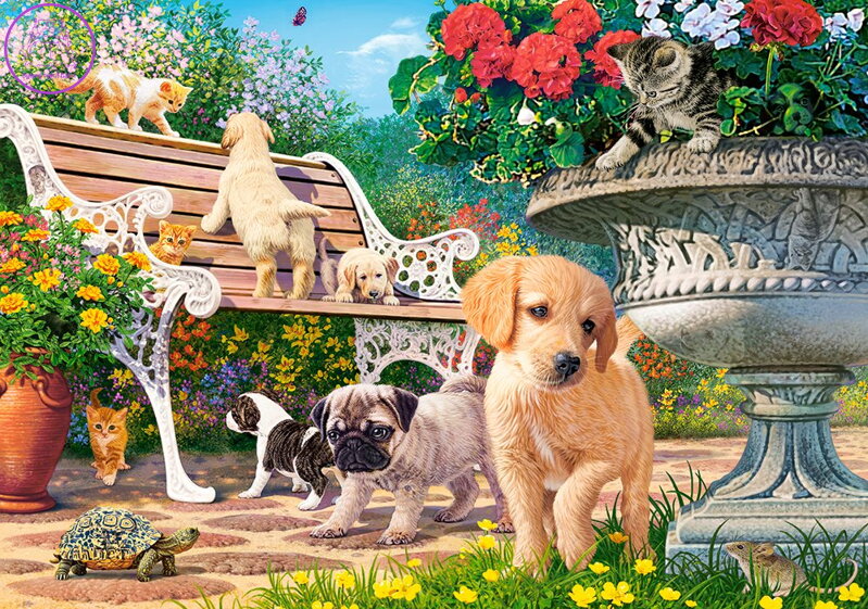 CASTORLAND Puzzle Hra na schovávanou 500 dílků