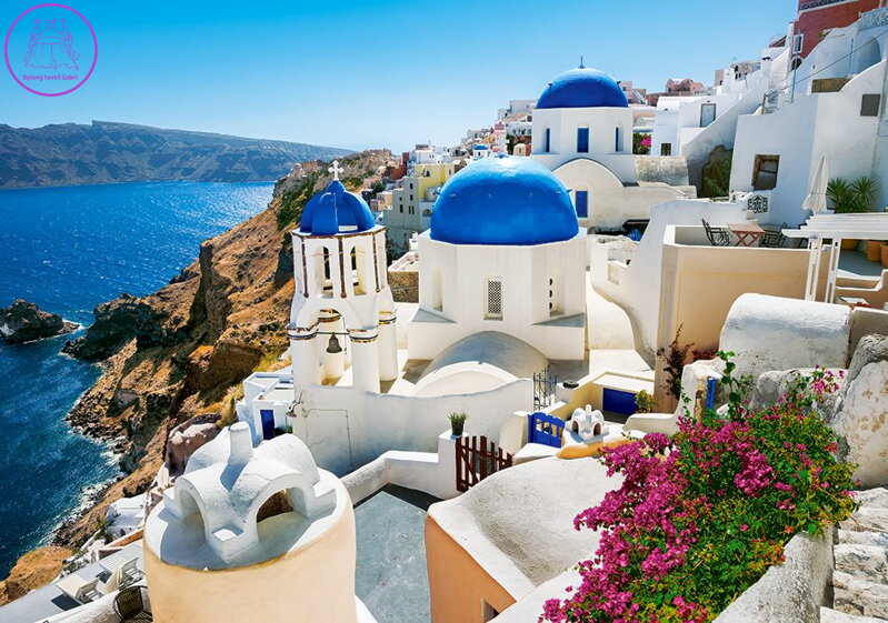 CASTORLAND Puzzle Léto na Santorini 500 dílků CASTORLAND Puzzle Léto na Santorini 500 dílků