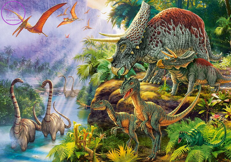 CASTORLAND Puzzle Údolí dinosaurů 500 dílků CASTORLAND Puzzle Údolí dinosaurů 500 dílků