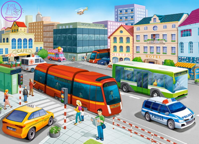 CASTORLAND Puzzle Náměstí 100 dílků
