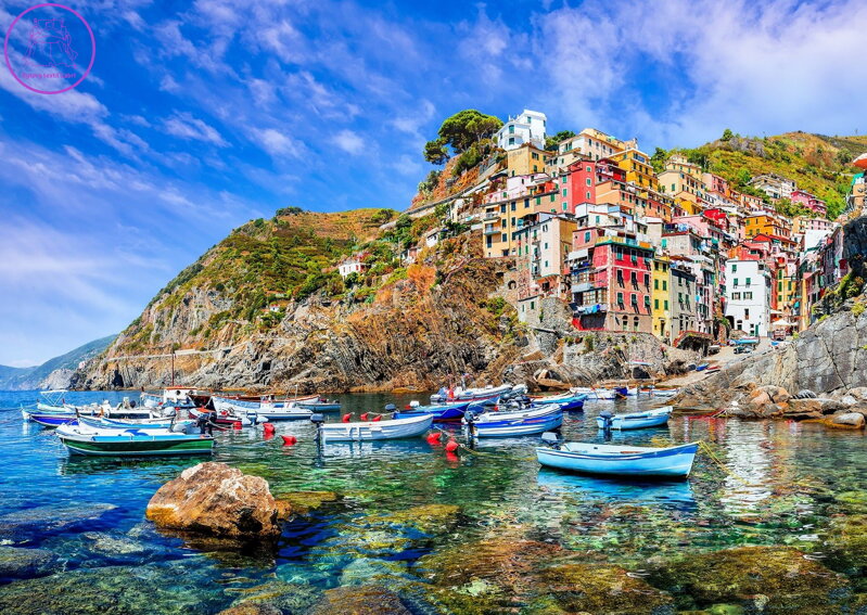 ENJOY Puzzle Riomaggiore, Cinque Terre, Itálie 1000 dílků ENJOY Puzzle Riomaggiore, Cinque Terre, Itálie 1000 dílků