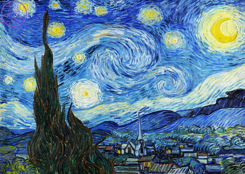 ENJOY Puzzle Vincent Van Gogh: Hvězdná noc 1000 dílků ENJOY Puzzle Vincent Van Gogh: Hvězdná noc 1000 dílků