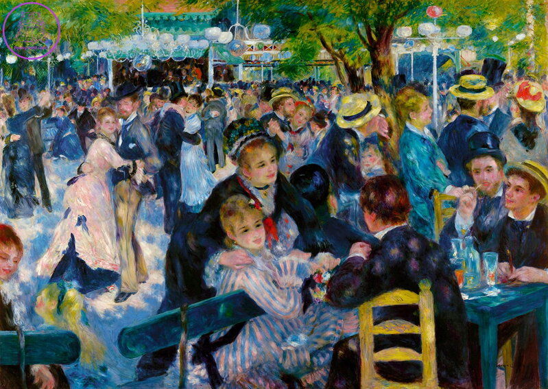 ENJOY Puzzle Auguste Renoir: Tanec v Moulin de la Galette 1000 dílků ENJOY Puzzle Auguste Renoir: Tanec v Moulin de la Galette 1000 dílků