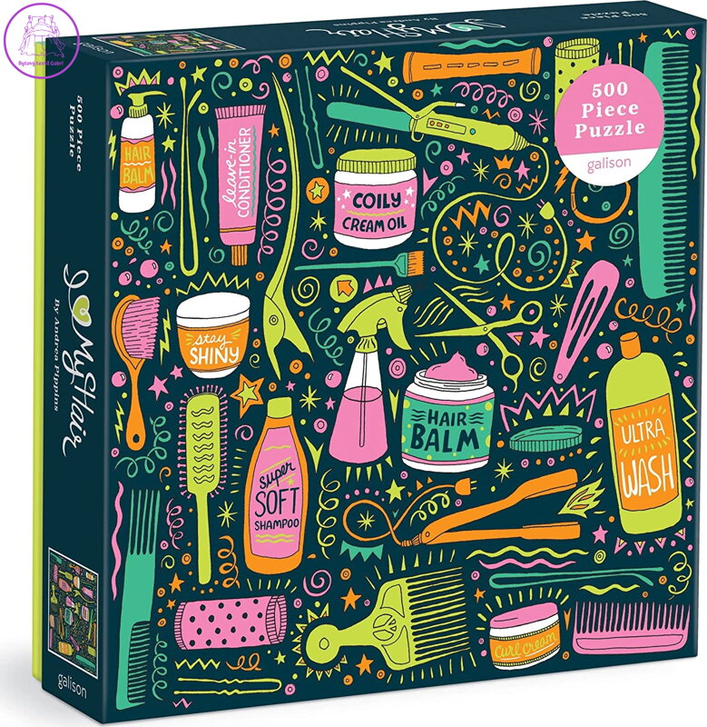 GALISON Čtvercové puzzle I Love My Hair Tools 500 dílků GALISON Čtvercové puzzle I Love My Hair Tools 500 dílků