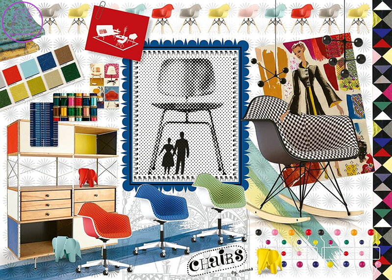 RAVENSBURGER Puzzle Eames: Design Spectrum 1000 dílků RAVENSBURGER Puzzle Eames: Design Spectrum 1000 dílků