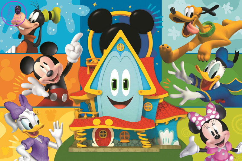 TREFL Puzzle Mickeyho klubík: Mickey Mouse a kamarádi MAXI 24 dílků TREFL Puzzle Mickeyho klubík: Mickey Mouse a kamarádi MAXI 24 dílků