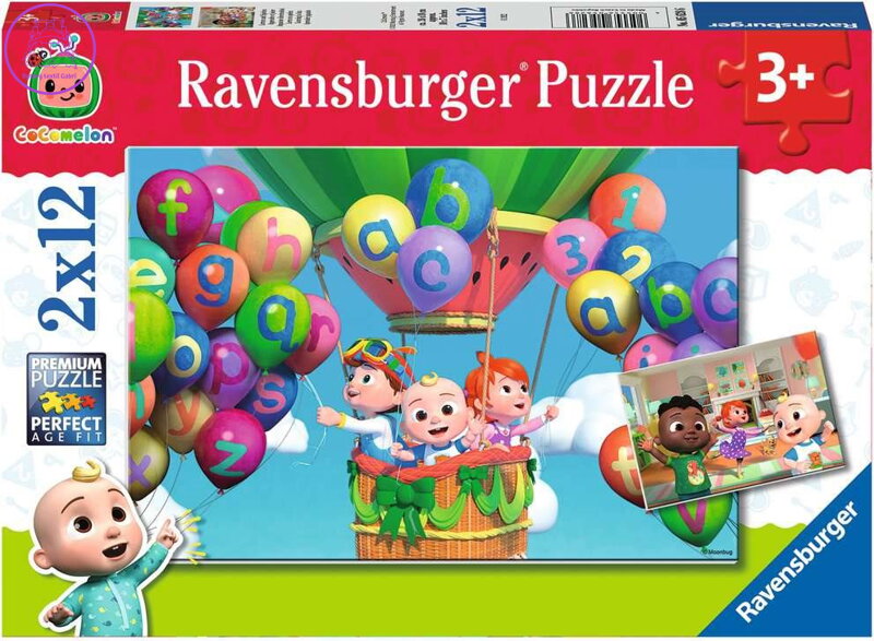 RAVENSBURGER Puzzle Cocomelon 2x12 dílků RAVENSBURGER Puzzle Cocomelon 2x12 dílků