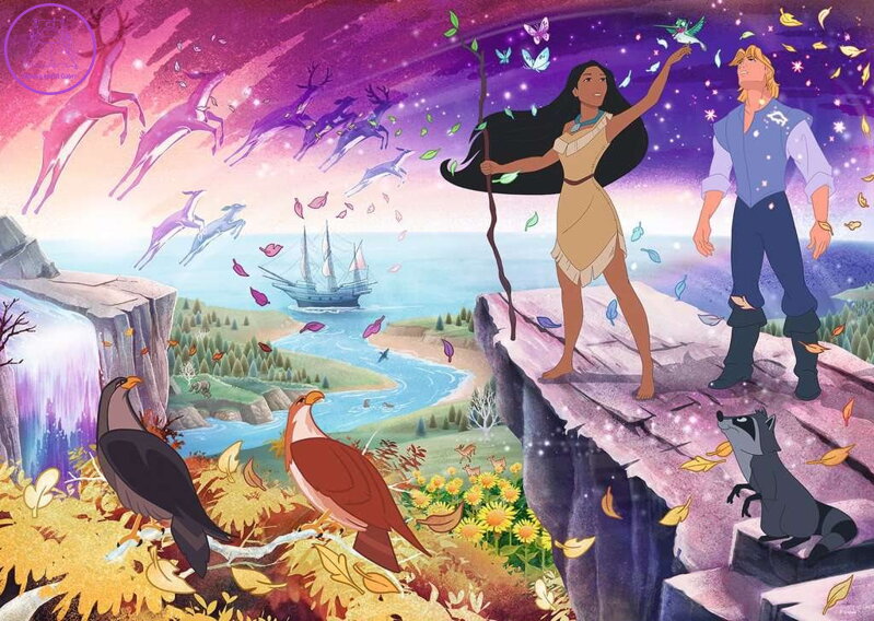 RAVENSBURGER Puzzle Disney: Pocahontas 1000 dílků RAVENSBURGER Puzzle Disney: Pocahontas 1000 dílků