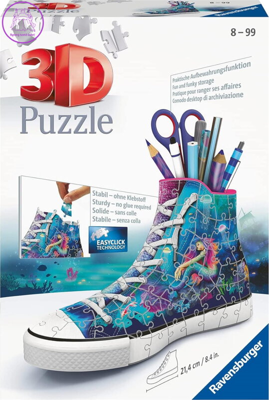 RAVENSBURGER 3D puzzle Kecka Kouzelná mořská víla 112 dílků RAVENSBURGER 3D puzzle Kecka Kouzelná mořská víla 112 dílků