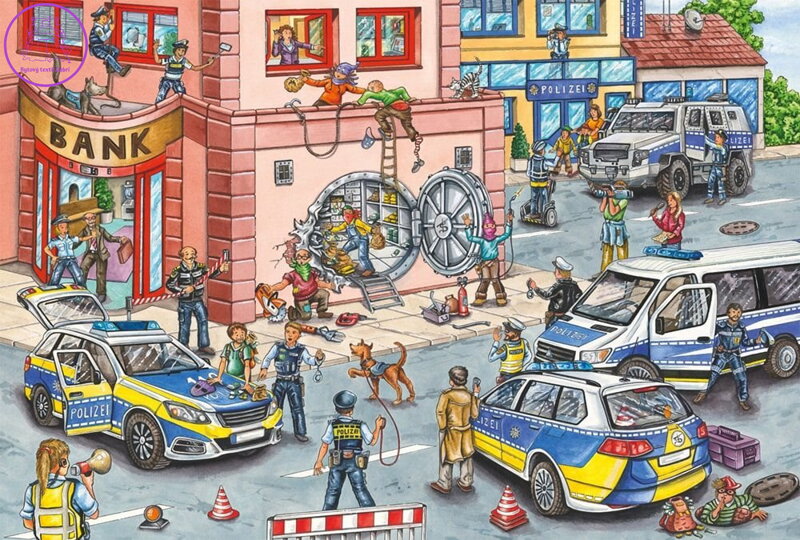 SCHMIDT Puzzle Policie v akci 100 dílků SCHMIDT Puzzle Policie v akci 100 dílků