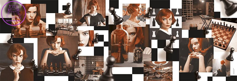 CLEMENTONI Panoramatické puzzle Netflix: Dámský gambit 1000 dílků CLEMENTONI Panoramatické puzzle Netflix: Dámský gambit 1000 dílků