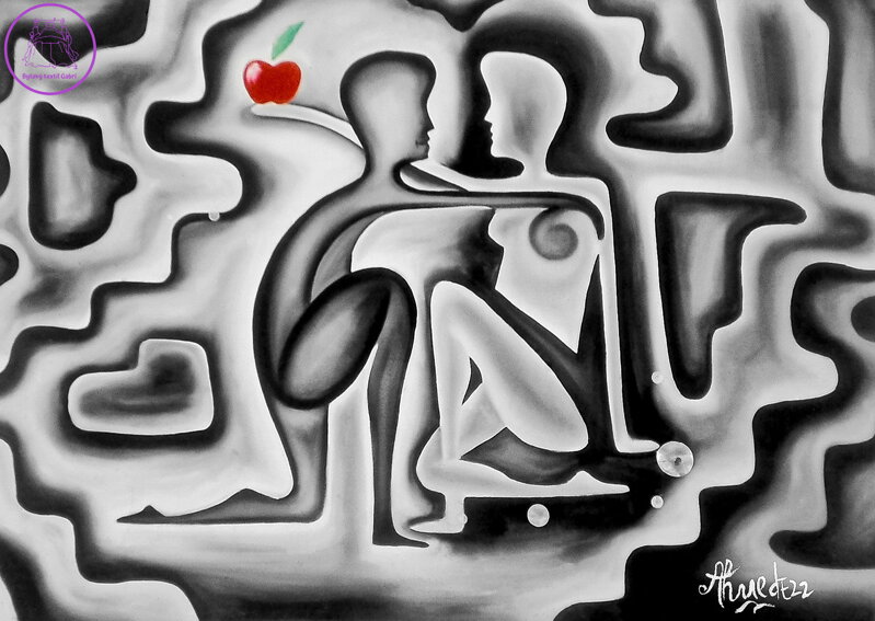 ENJOY Puzzle Adam a Eva 1000 dílků ENJOY Puzzle Adam a Eva 1000 dílků