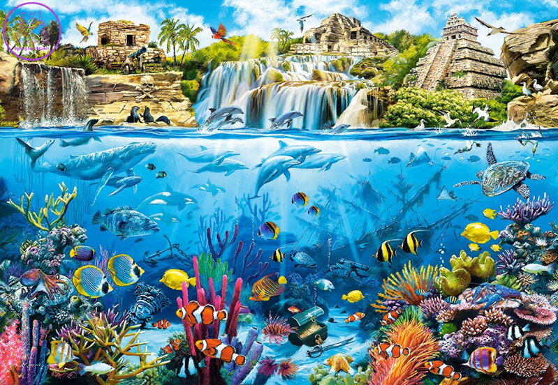 CASTORLAND Puzzle Pirátský ostrov 1500 dílků CASTORLAND Puzzle Pirátský ostrov 1500 dílků