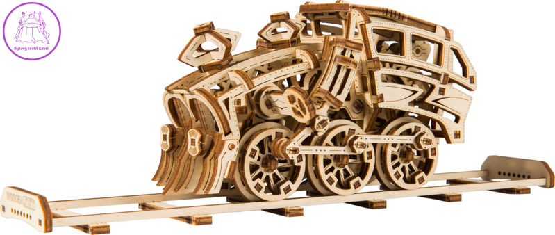 WOODEN CITY 3D puzzle Dream Express s kolejemi 220 dílů