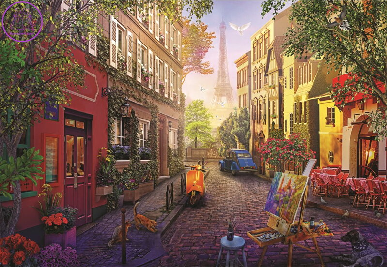 ANATOLIAN Puzzle Pařížská ulička 2000 dílků ANATOLIAN Puzzle Pařížská ulička 2000 dílků