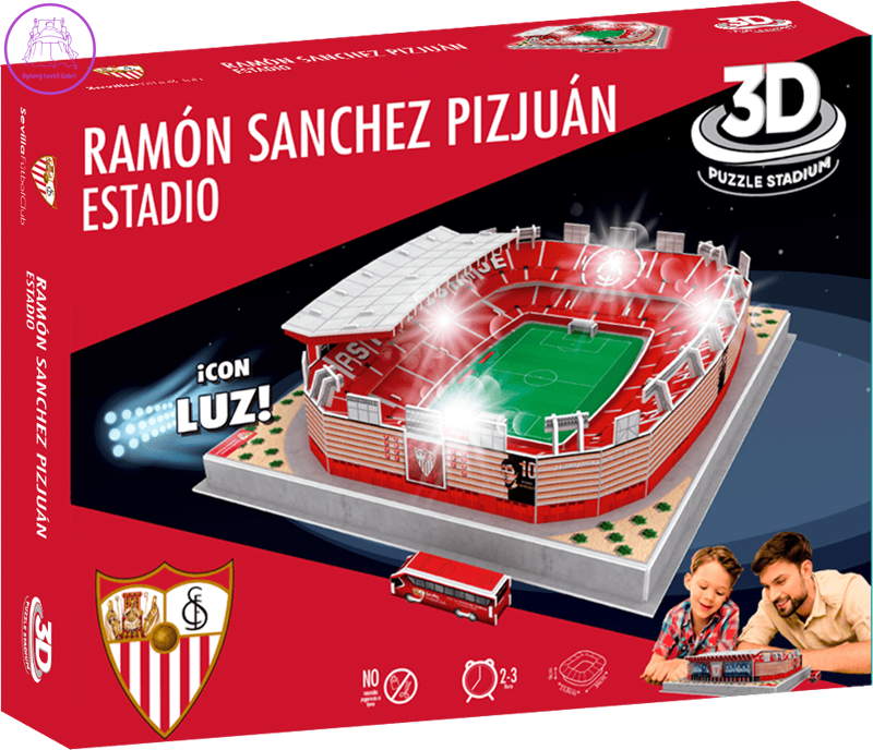 3D PUZZLE STADIUM Svítící 3D puzzle Stadion Ramón Sánchez-Pizjuán - FC Sevilla