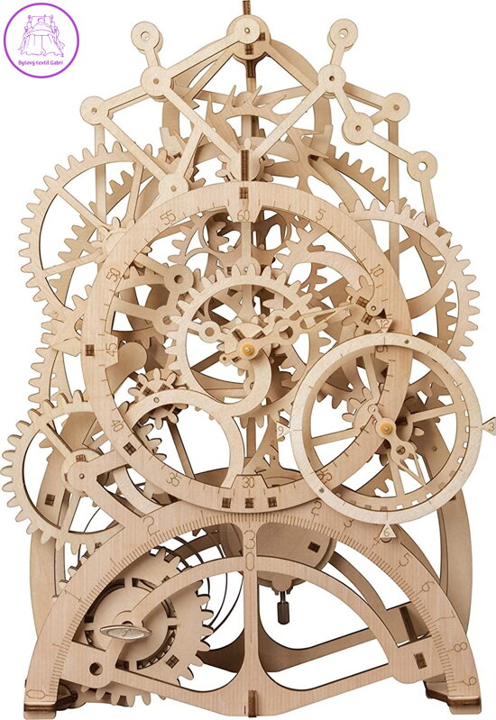 ROBOTIME Rokr 3D dřevěné puzzle Kyvadlové hodiny 166 dílků