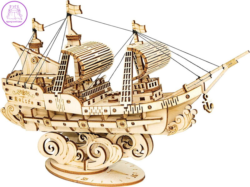 ROBOTIME Rolife 3D dřevěné puzzle Plachetnice 118 dílků
