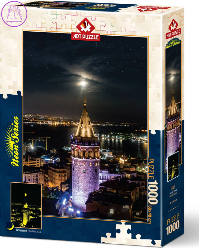 ART PUZZLE Svítící puzzle Galatská věž 1000 dílků ART PUZZLE Svítící puzzle Galatská věž 1000 dílků