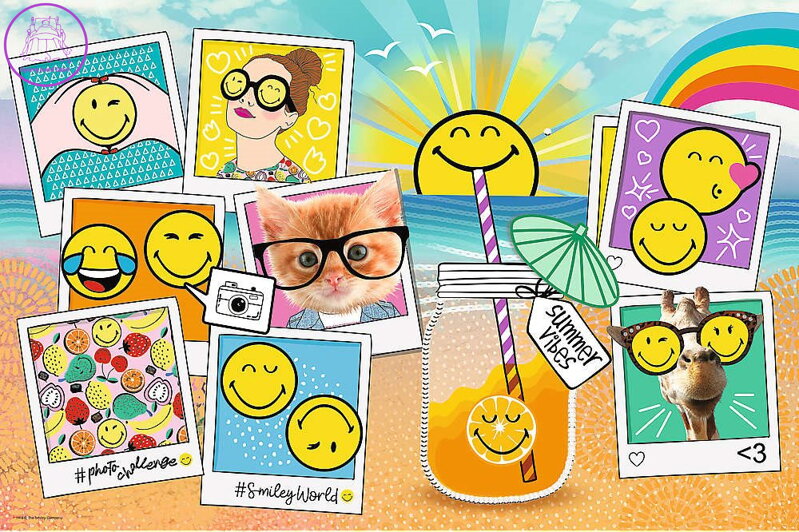 TREFL Puzzle Smiley na dovolené 300 dílků TREFL Puzzle Smiley na dovolené 300 dílků