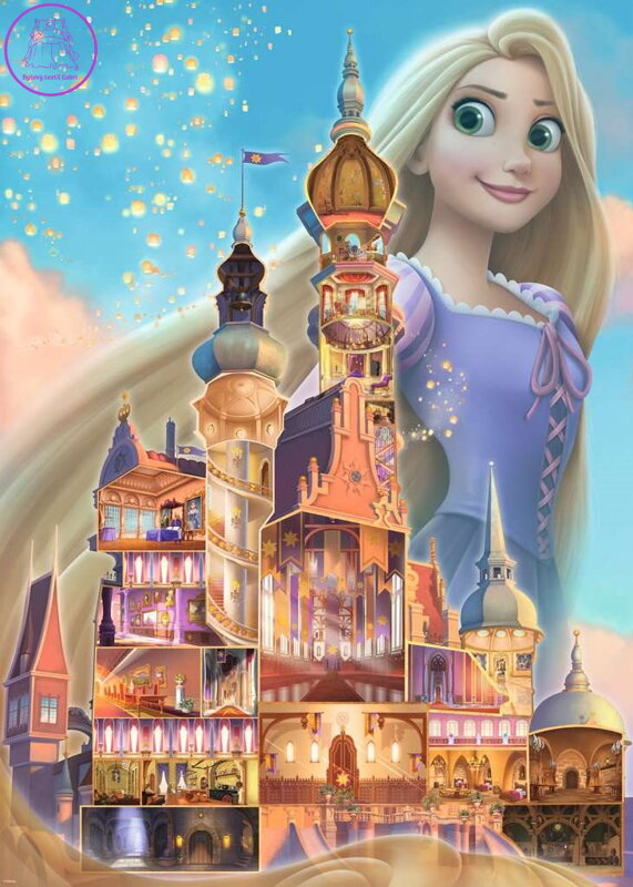 RAVENSBURGER Puzzle Disney Castle Collection: Locika 1000 dílků RAVENSBURGER Puzzle Disney Castle Collection: Locika 1000 dílků