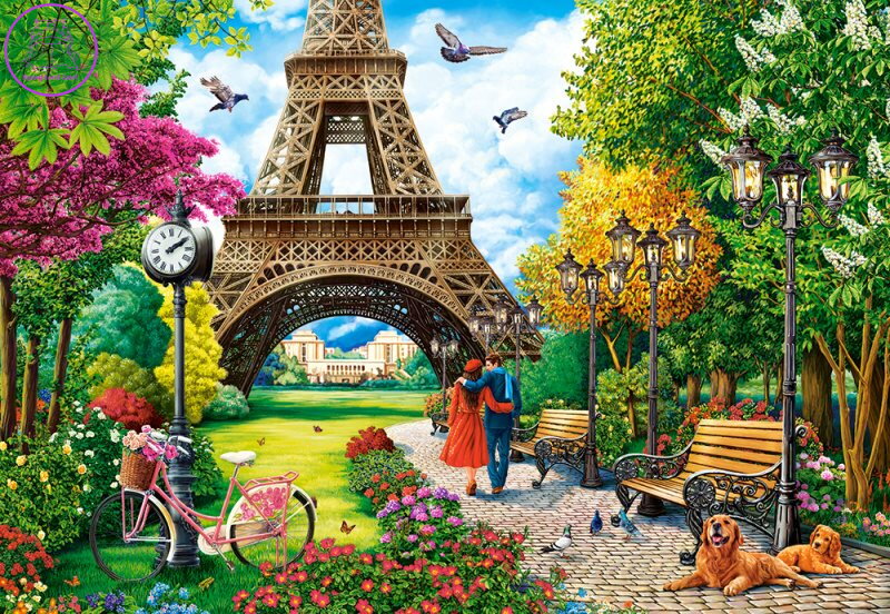 CASTORLAND Puzzle Jaro v Paříži 1000 dílků CASTORLAND Puzzle Jaro v Paříži 1000 dílků