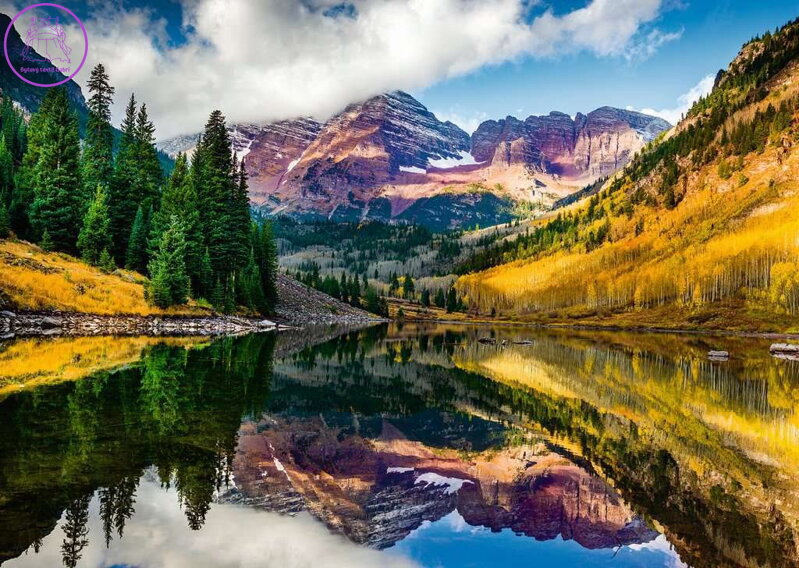 RAVENSBURGER Puzzle Dechberoucí hory: Aspen, Colorado 1000 dílků RAVENSBURGER Puzzle Dechberoucí hory: Aspen, Colorado 1000 dílků