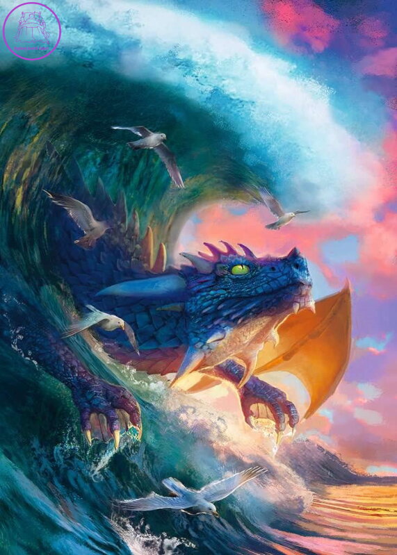 RAVENSBURGER Puzzle Dračí závod 1000 dílků RAVENSBURGER Puzzle Dračí závod 1000 dílků