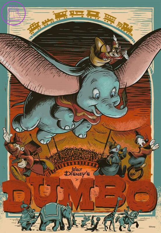 RAVENSBURGER Puzzle Disney 100 let: Dumbo 300 dílků RAVENSBURGER Puzzle Disney 100 let: Dumbo 300 dílků