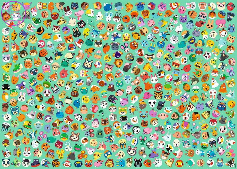 RAVENSBURGER Puzzle Challenge: Animal Crossing 1000 dílků RAVENSBURGER Puzzle Challenge: Animal Crossing 1000 dílků