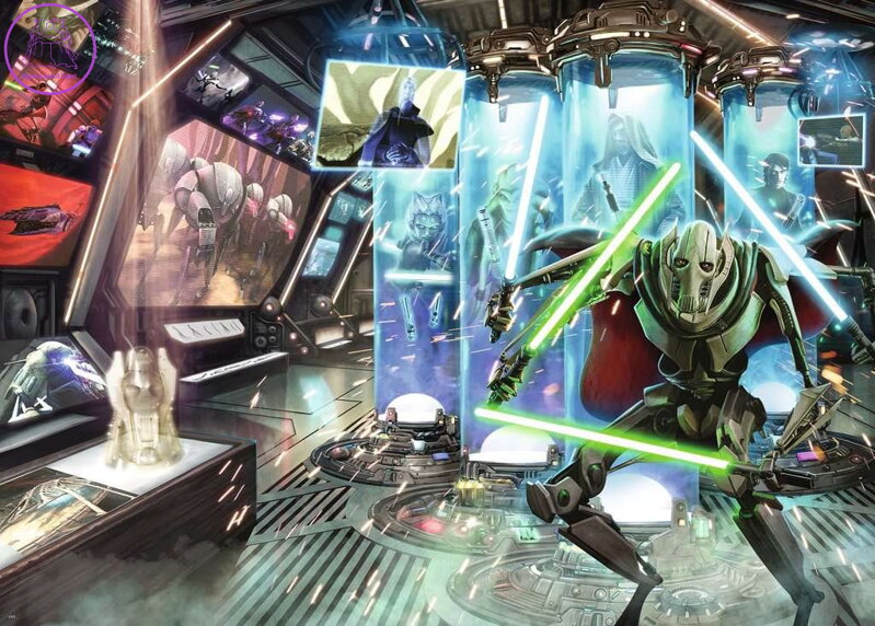 RAVENSBURGER Puzzle Star Wars Záporáci: General Griveous 1000 dílků RAVENSBURGER Puzzle Star Wars Záporáci: General Griveous 1000 dílků