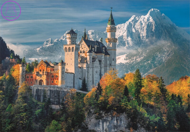 CLEMENTONI Puzzle Hrad Neuschwanstein 500 dílků CLEMENTONI Puzzle Hrad Neuschwanstein 500 dílků