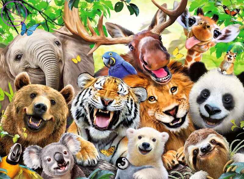 RAVENSBURGER Puzzle Úsměv, prosím! XXL 300 dílků RAVENSBURGER Puzzle Úsměv, prosím! XXL 300 dílků