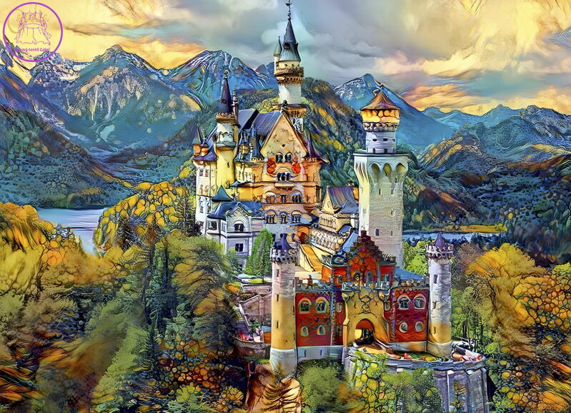 BLUEBIRD Puzzle Neuschwanstein 1000 dílků BLUEBIRD Puzzle Neuschwanstein 1000 dílků