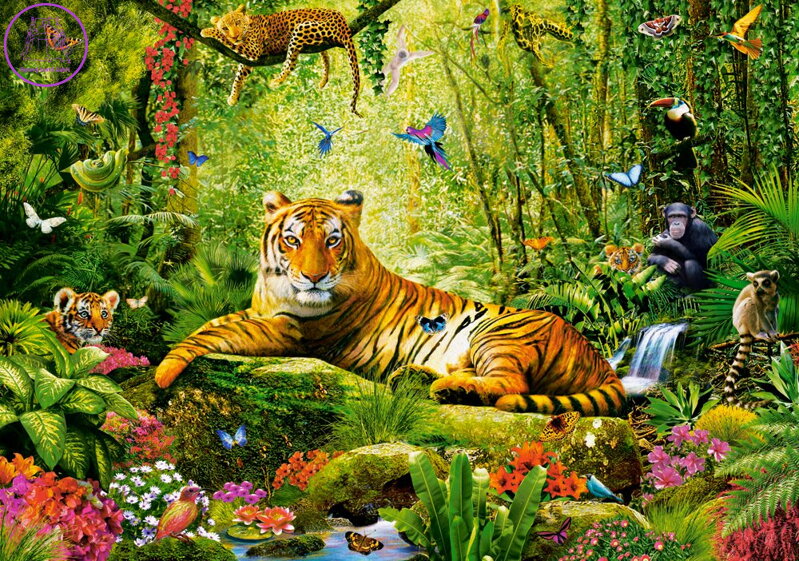 CASTORLAND Puzzle Tygří veličenstvo 500 dílků CASTORLAND Puzzle Tygří veličenstvo 500 dílků