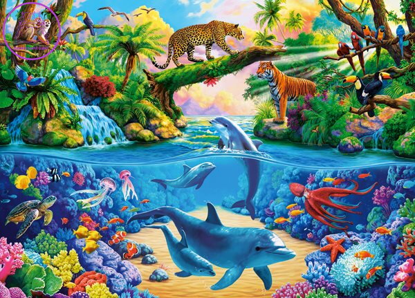 CASTORLAND Puzzle Divoká příroda 260 dílků CASTORLAND Puzzle Divoká příroda 260 dílků