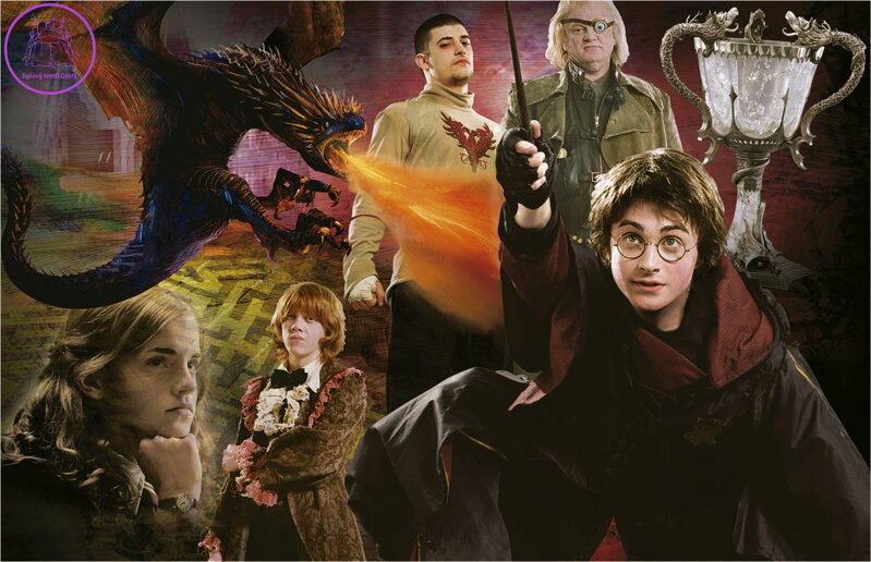 EDUCA Miniaturní puzzle Harry Potter 1000 dílků EDUCA Miniaturní puzzle Harry Potter 1000 dílků