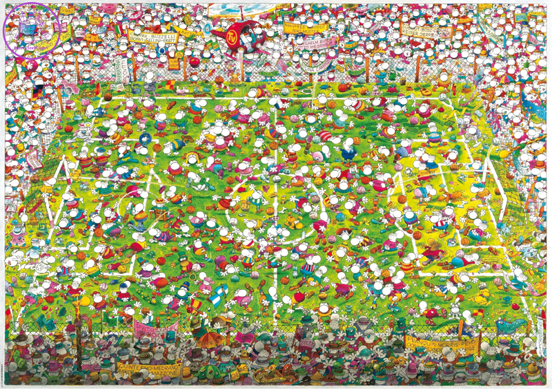 HEYE Puzzle Bláznivý fotbal 4000 dílků HEYE Puzzle Bláznivý fotbal 4000 dílků