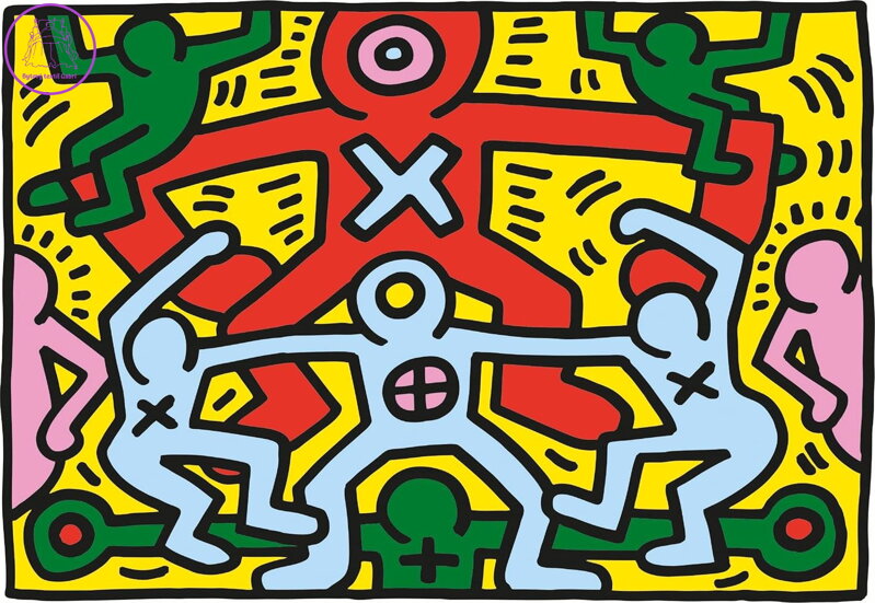 CLEMENTONI Puzzle Novo Art Series: Keith Haring 1000 dílků CLEMENTONI Puzzle Novo Art Series: Keith Haring 1000 dílků