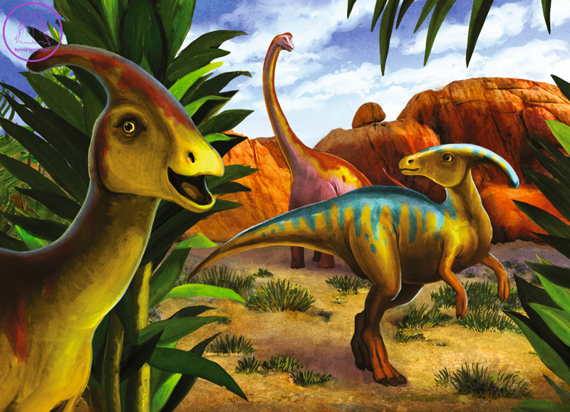 TREFL Puzzle Svět dinosaurů: Parasaurolophus 20 dílků TREFL Puzzle Svět dinosaurů: Parasaurolophus 20 dílků