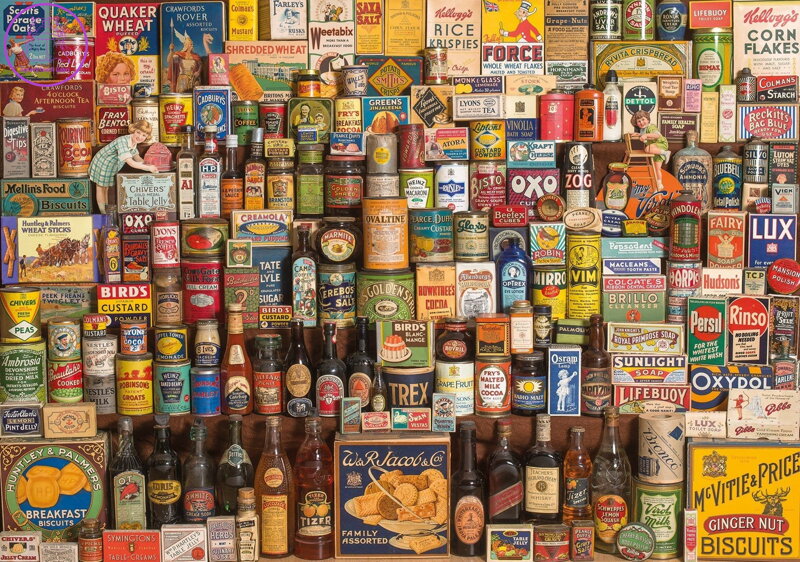 GIBSONS Puzzle Značky, které vybudovaly Británii 1000 dílků GIBSONS Puzzle Značky, které vybudovaly Británii 1000 dílků