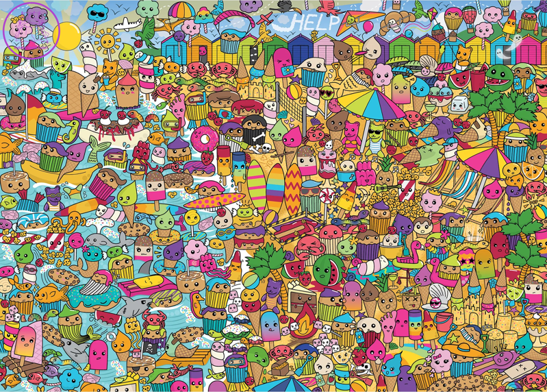 GIBSONS Puzzle Sladká dovolená 1000 dílků