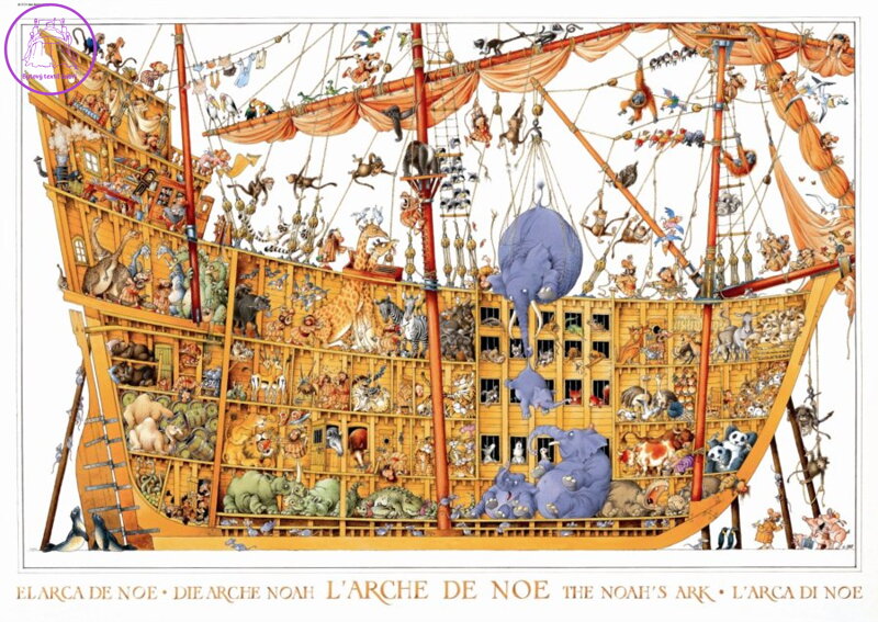HEYE Puzzle Noemova archa 2000 dílků HEYE Puzzle Noemova archa 2000 dílků