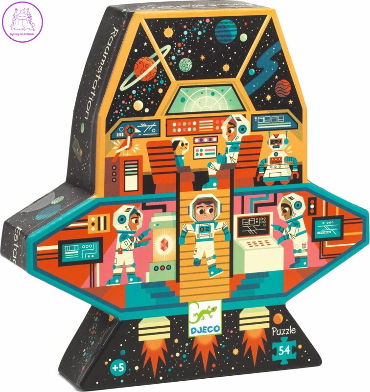 DJECO Puzzle Vesmírná stanice 54 dílků DJECO Puzzle Vesmírná stanice 54 dílků