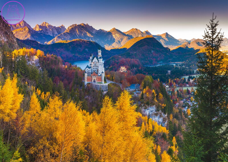 SCHMIDT Puzzle Podzimní Neuschwanstein 1000 dílků SCHMIDT Puzzle Podzimní Neuschwanstein 1000 dílků