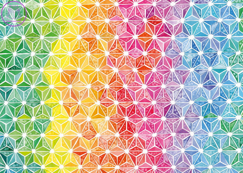 SCHMIDT Puzzle Barevné trojúhelníčky 1000 dílků SCHMIDT Puzzle Barevné trojúhelníčky 1000 dílků