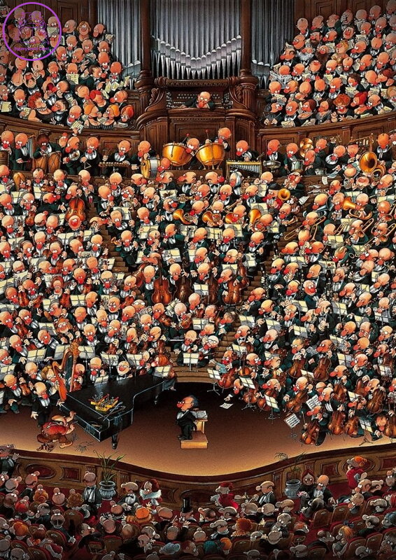 HEYE Puzzle Orchestr 2000 dílků HEYE Puzzle Orchestr 2000 dílků