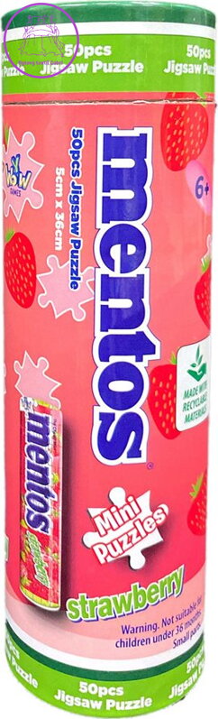 Puzzle Mentos: Strawberry 50 dílků Puzzle Mentos: Strawberry 50 dílků
