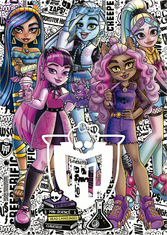 EDUCA Puzzle Monster High 500 dílků EDUCA Puzzle Monster High 500 dílků